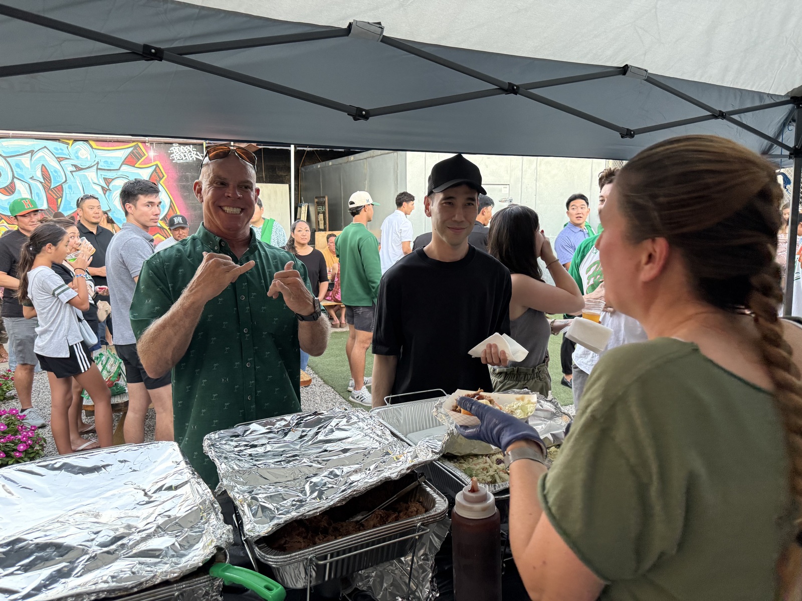 Feeding the crowd